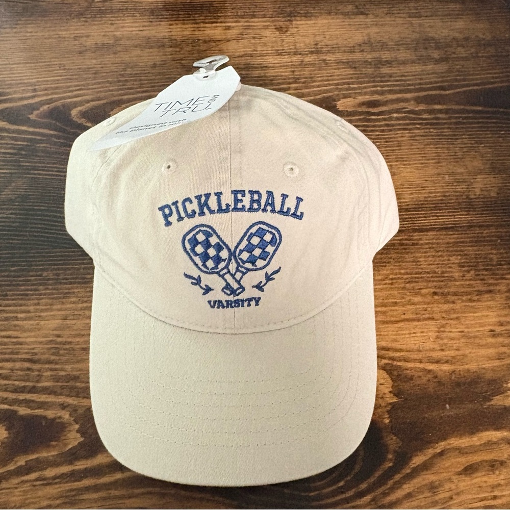 Time And Tru Beige Pickleball Hat